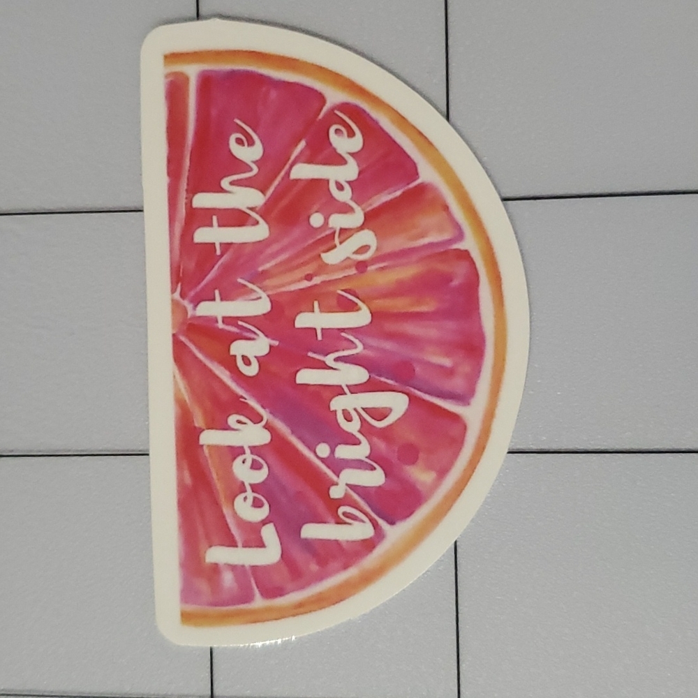 LOOK AT THE BRIGHT SIDE Sticker
